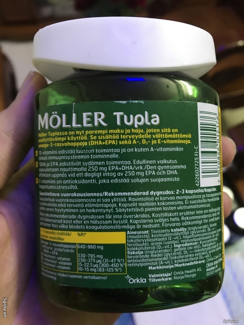 Moller tupla thương hiệu dầu cá Omega 3 DHA hàng đầu thế giới - 4