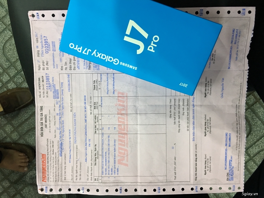 J7 pro hàng chính hãng ra nguyên seal ra đi - 3