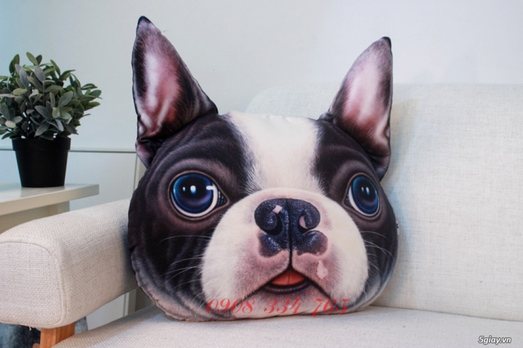 GỐI TỰA GHẾ SOPHA HÌNH THÚ 3D CỰC HOT