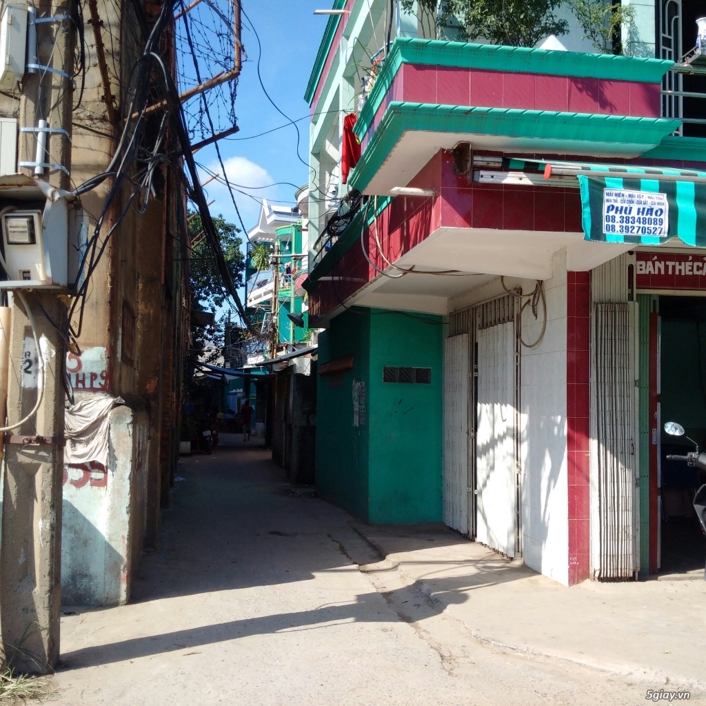 Cần bán nhà hẻm P.9, Q.8, 3m x 16m, 1 lầu đúc - 2