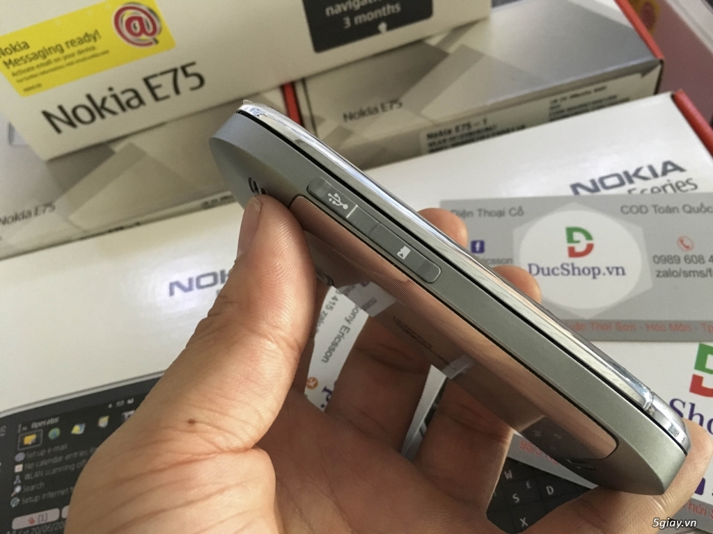bán NOKIA E75 new 100% fullbox chưa qua sử dụng cho ae đam mê - 1