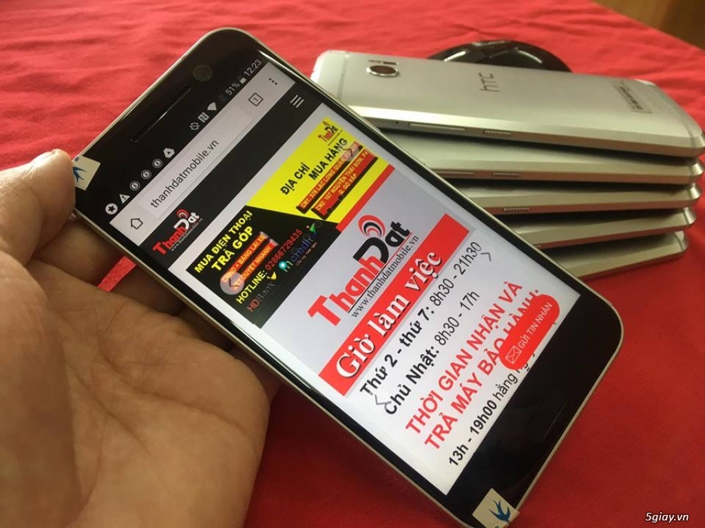 Htc 10 Ram 4G, Rom 32GB Hàng Zin 99% Nguyên bản Phụ kiện đầy đủ. - 2