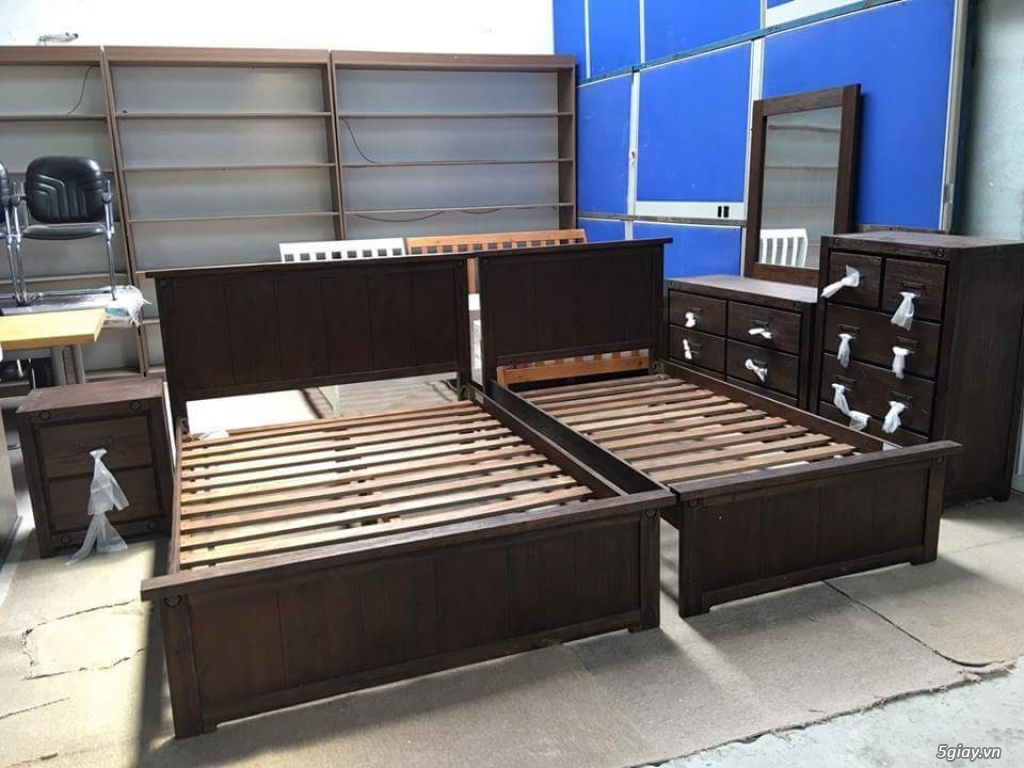 Bộ combo giừờng tủ gỗ tràm