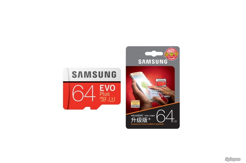 Thẻ nhớ MicroSDXC Samsung EVO Plus 64GB 100MB/s