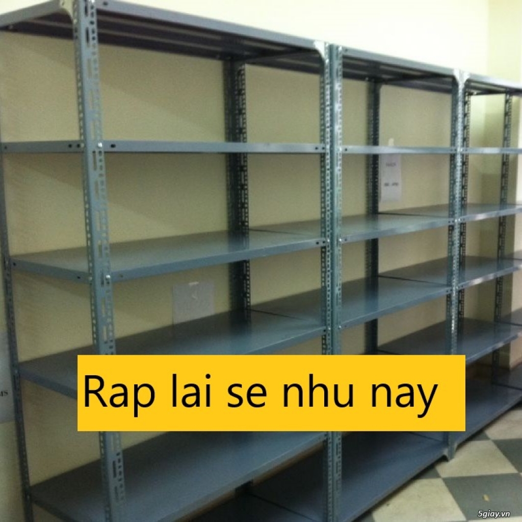 Cần bán : Kệ Sắt chữ V, Kệ sắt lỗ. - 2