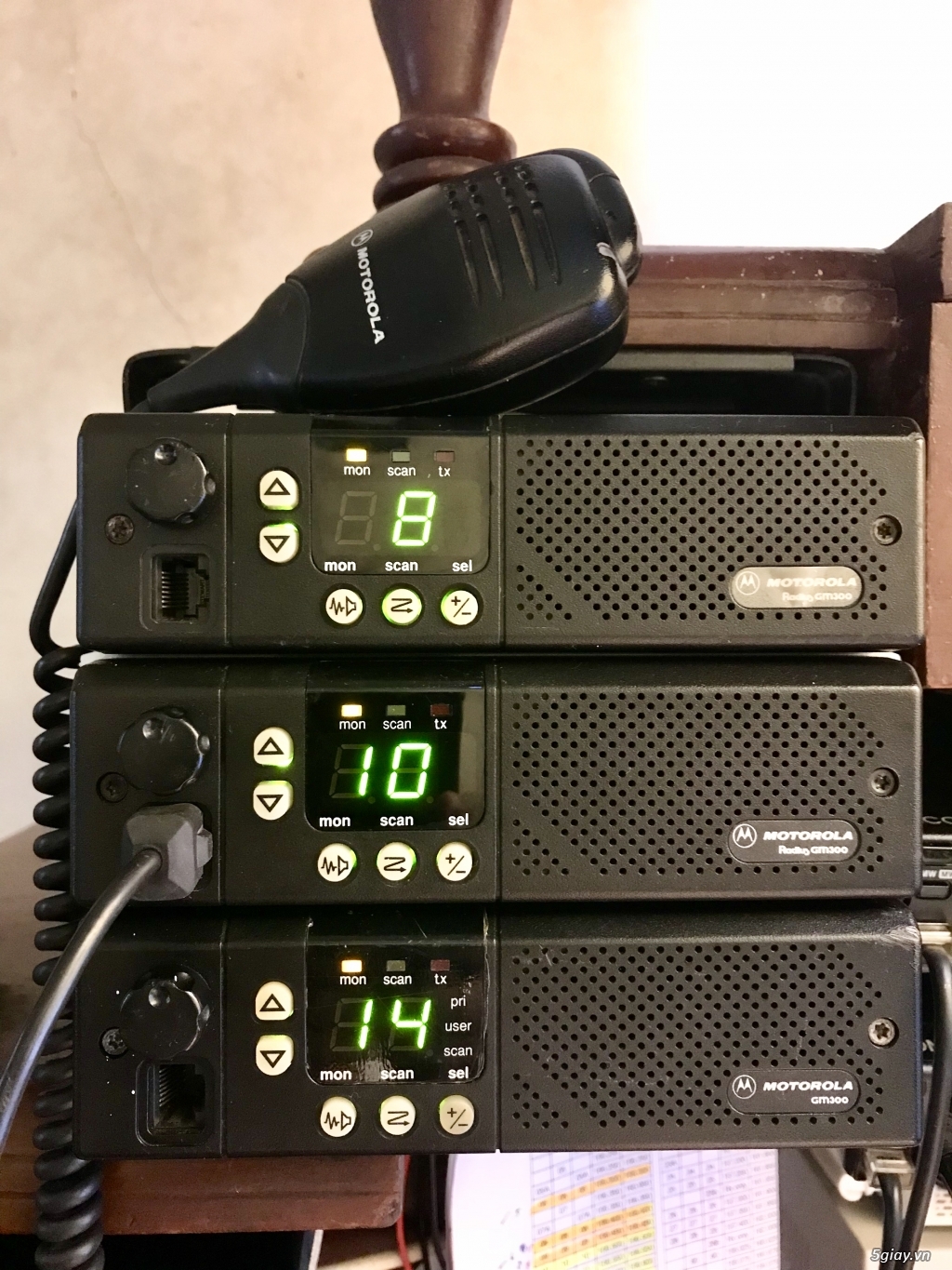 Cần bán: bộ đàm trạm motorola GM300 VHF - free lập trình tần số - 2