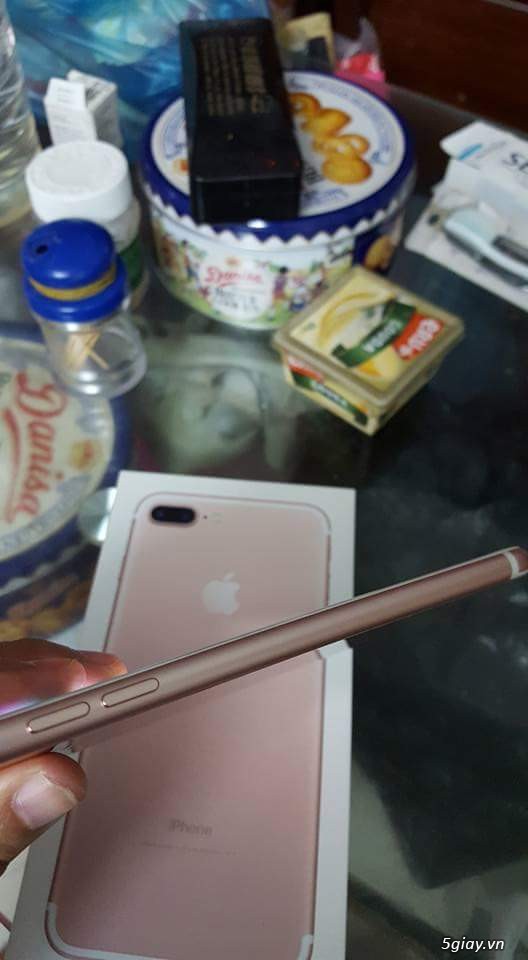 iphone 7 plus 32gb vàng hồng, hàng fpt bảo hành 7/2018 - 2