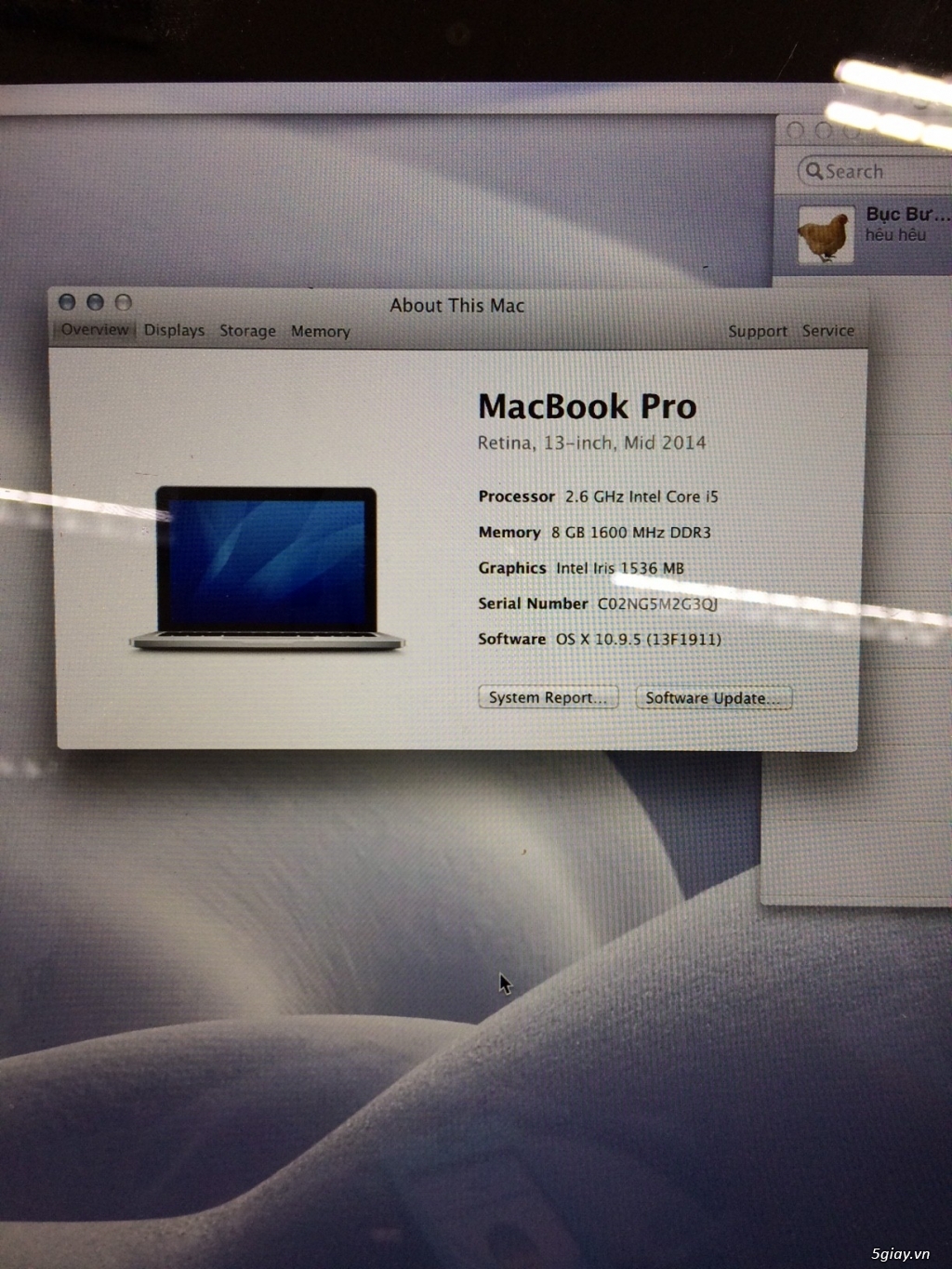 Bán Macbook Pro 13 - 2