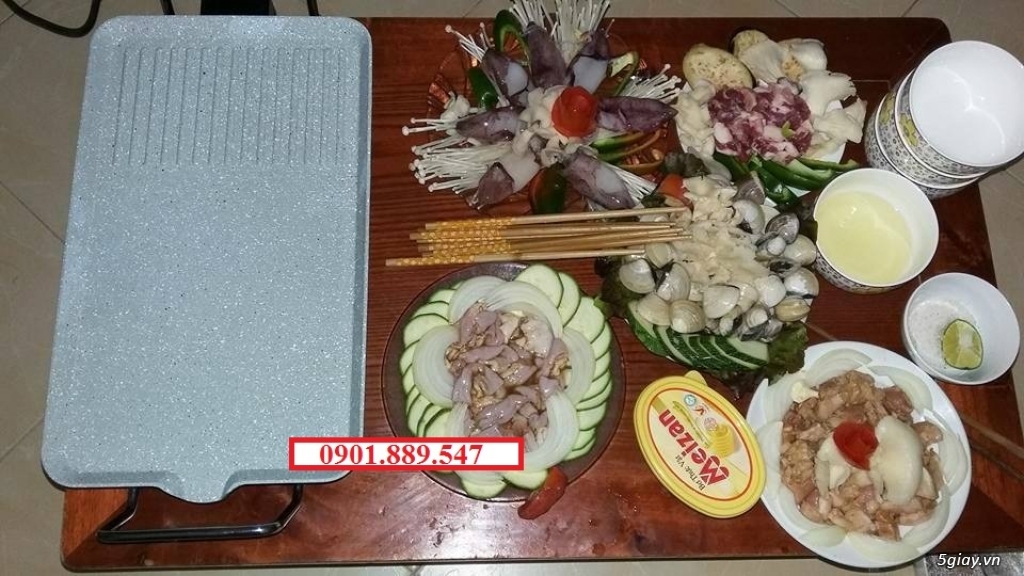 Bếp nướng vân đá hoa cương SAM SUNG