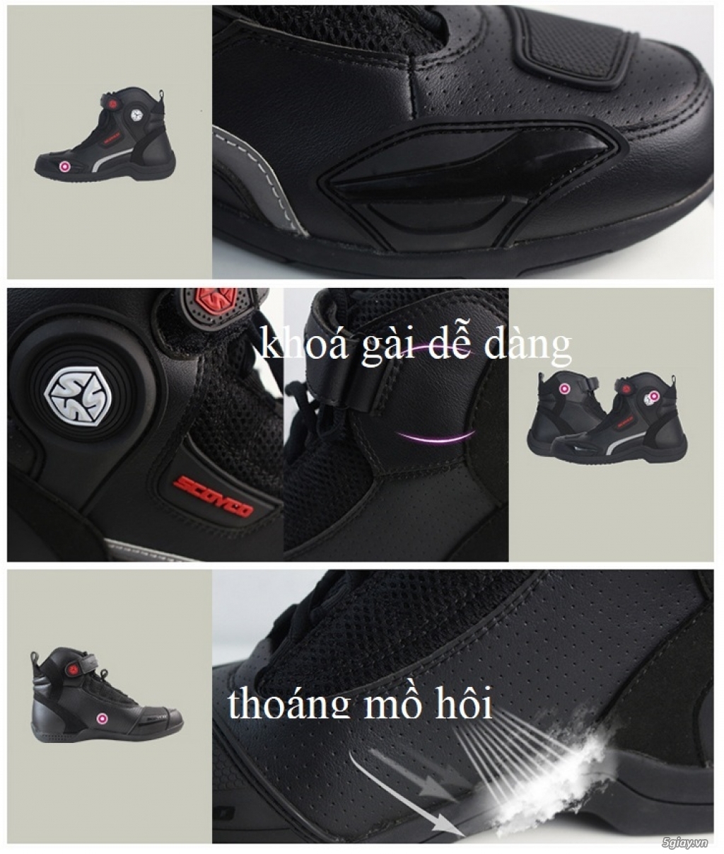 Giày cổ thấp chính hãng Scoyco (MT015) - Giày bảo hộ cực chất,sz đầyđủ - 2