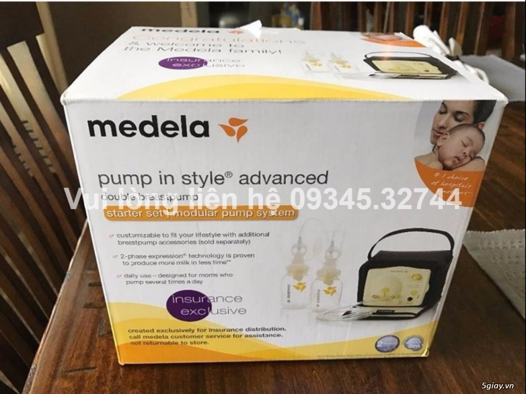 Máy hút sữa Medela Pump in style advanced Rút gọn LIKE NEW - FULL BOX - 19