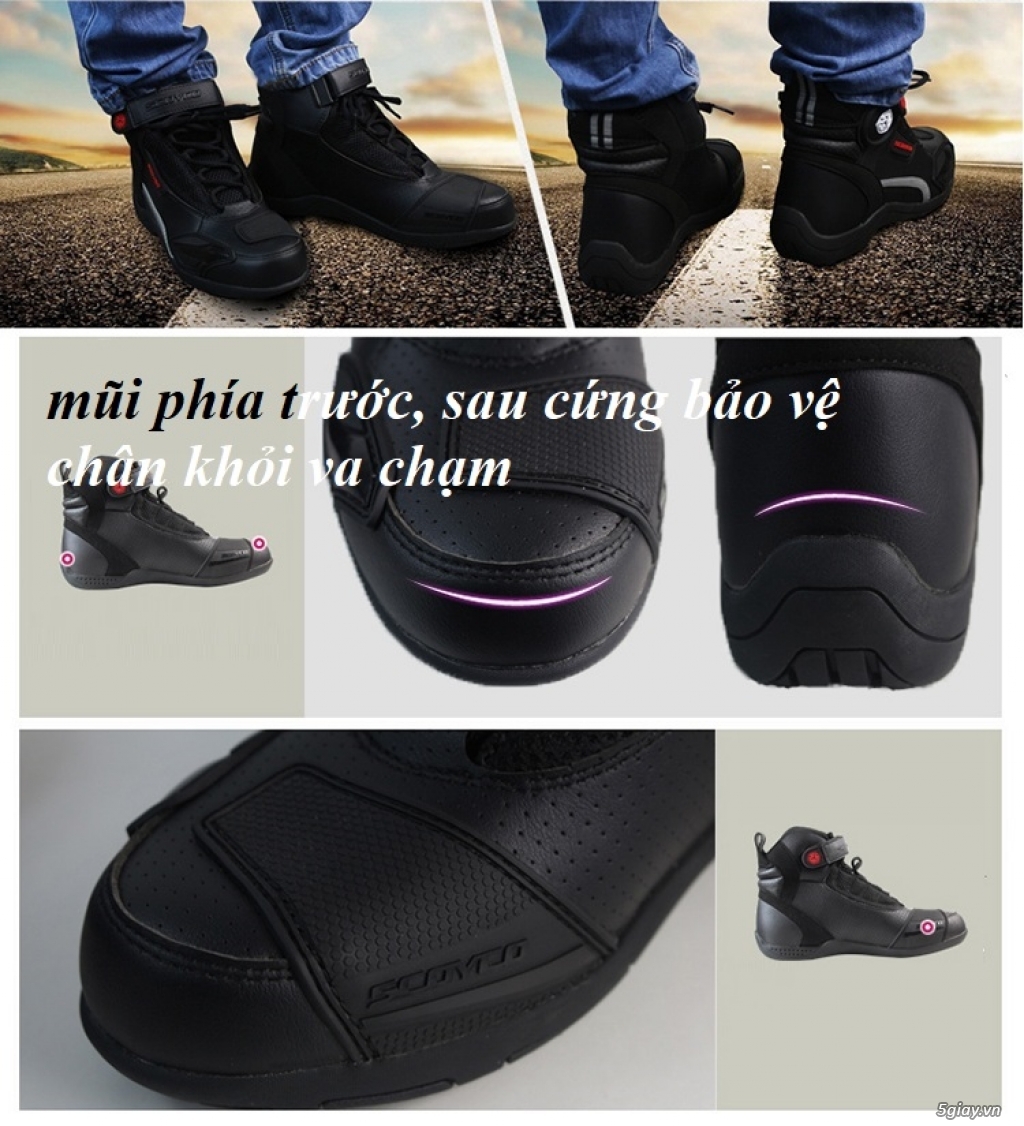 Giày cổ thấp chính hãng Scoyco (MT015) - Giày bảo hộ cực chất,sz đầyđủ - 1