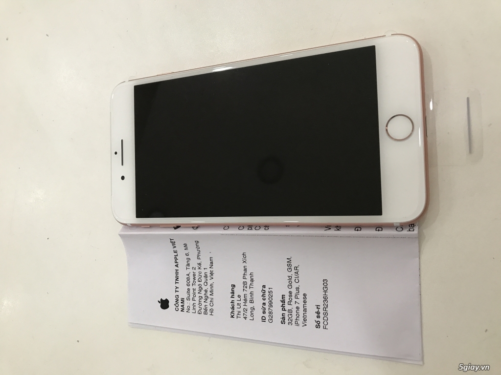 Iphone 7plus 32g hồng mới 100% - 1