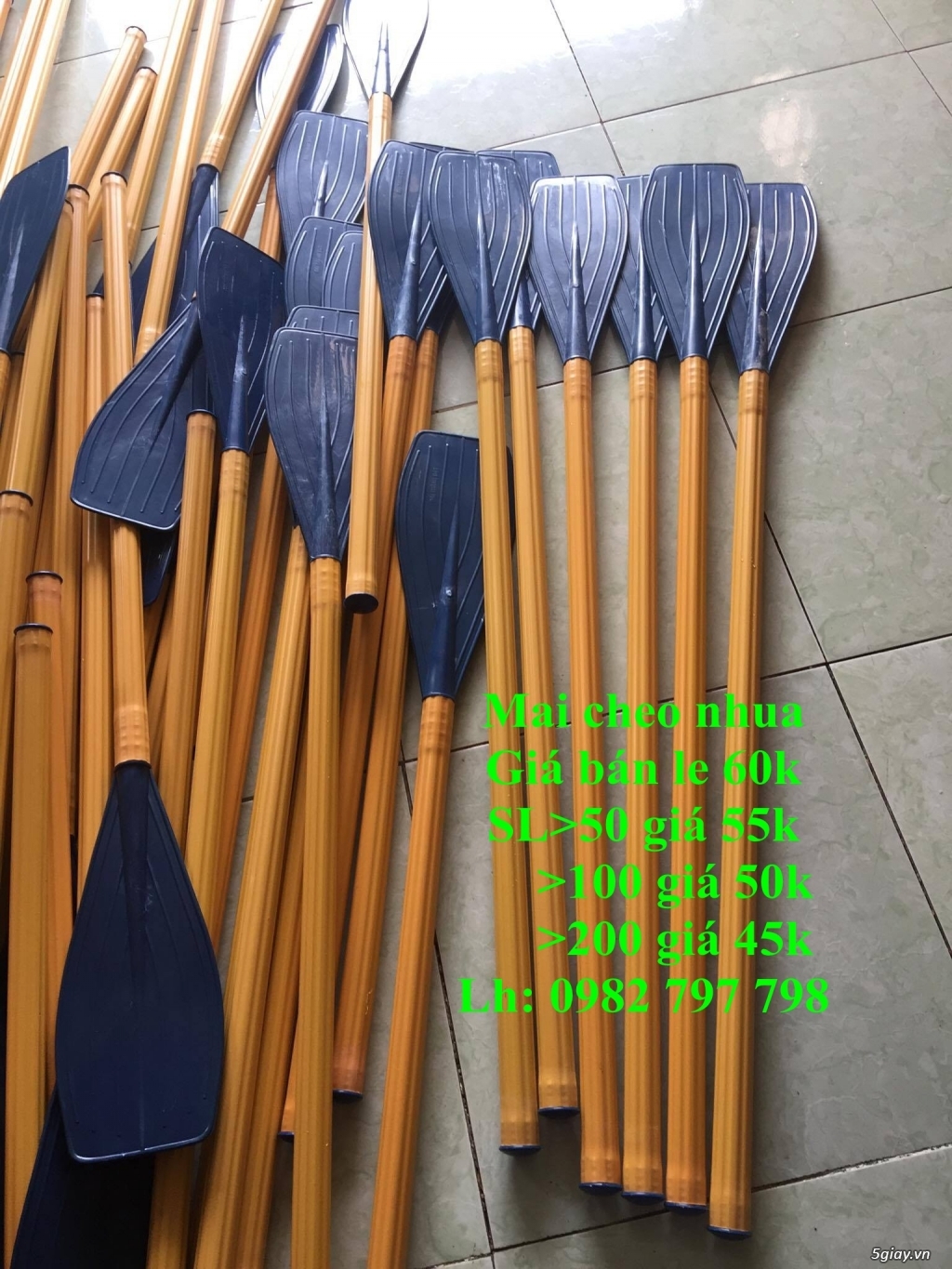 Bán mái chèo,mái dầm nhựa giá rẻ - 1