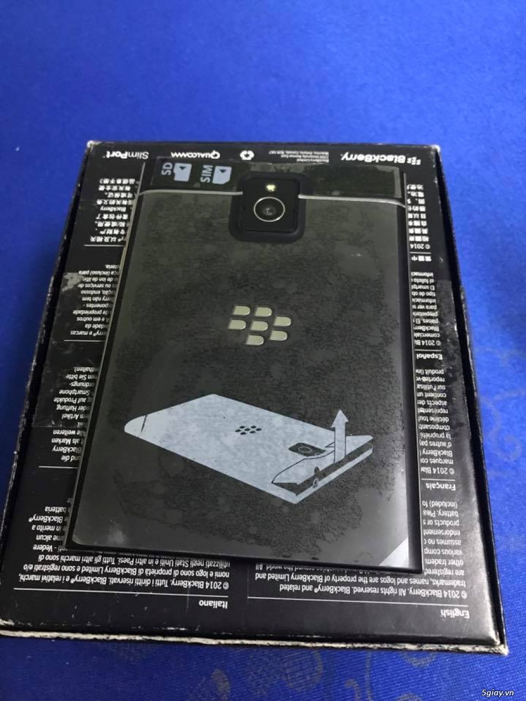 Blackberry PassPort màu gray đẹp 99% nguyên zin full box - 2