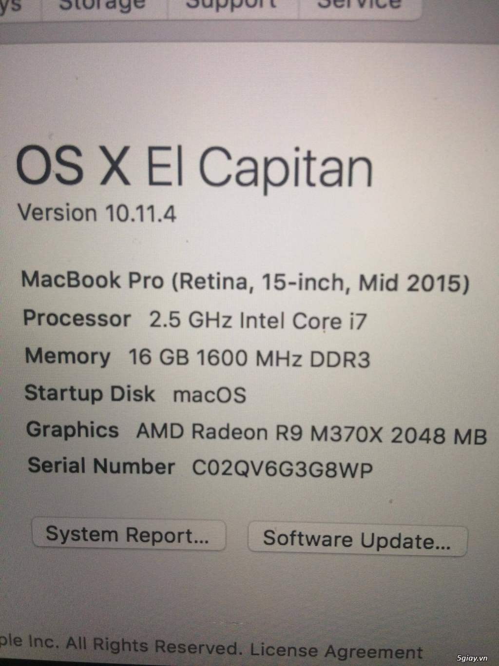 macbook pro retina 15 inch MJLT2 2015 16gb i7 BH apple 27-12-2018 - 3