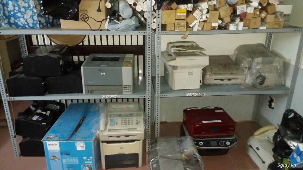 Dọn kho thanh lý hết toàn bộ máy in - linh kiện - kệ sắt - 2
