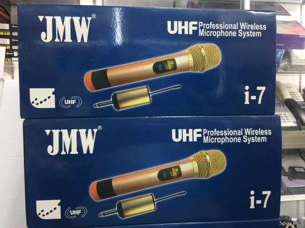 Micro không dây hát rất hay dành cho các loại loa kéo JMW i7,mới 100% - 4