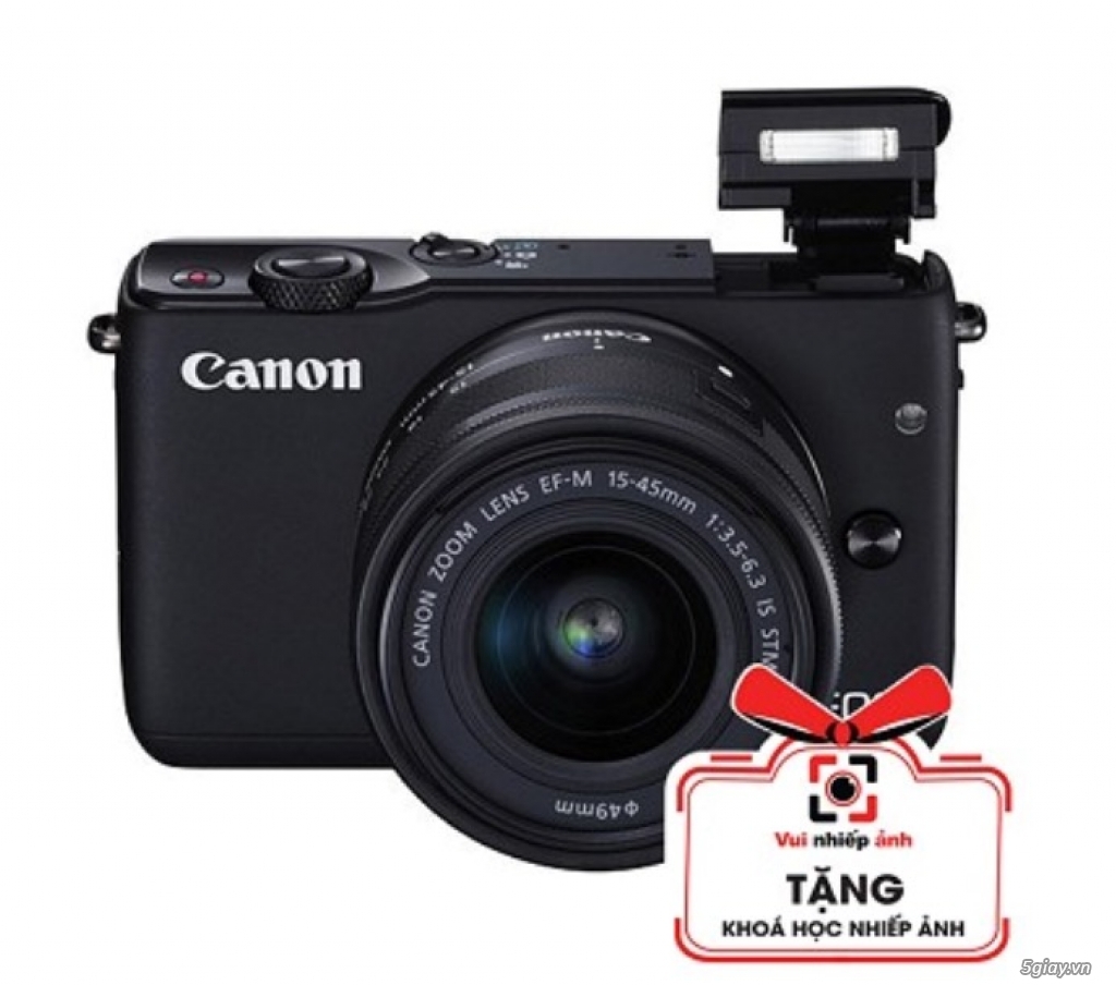Bán máy ảnh Canon M10 KIT - tặng thẻ nhớ +túi đựng Canon