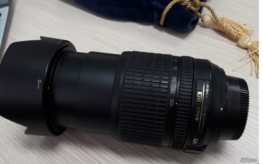 Lens Nikon 18-105 VR, còn nguyên tem VIC, New 98% - 2