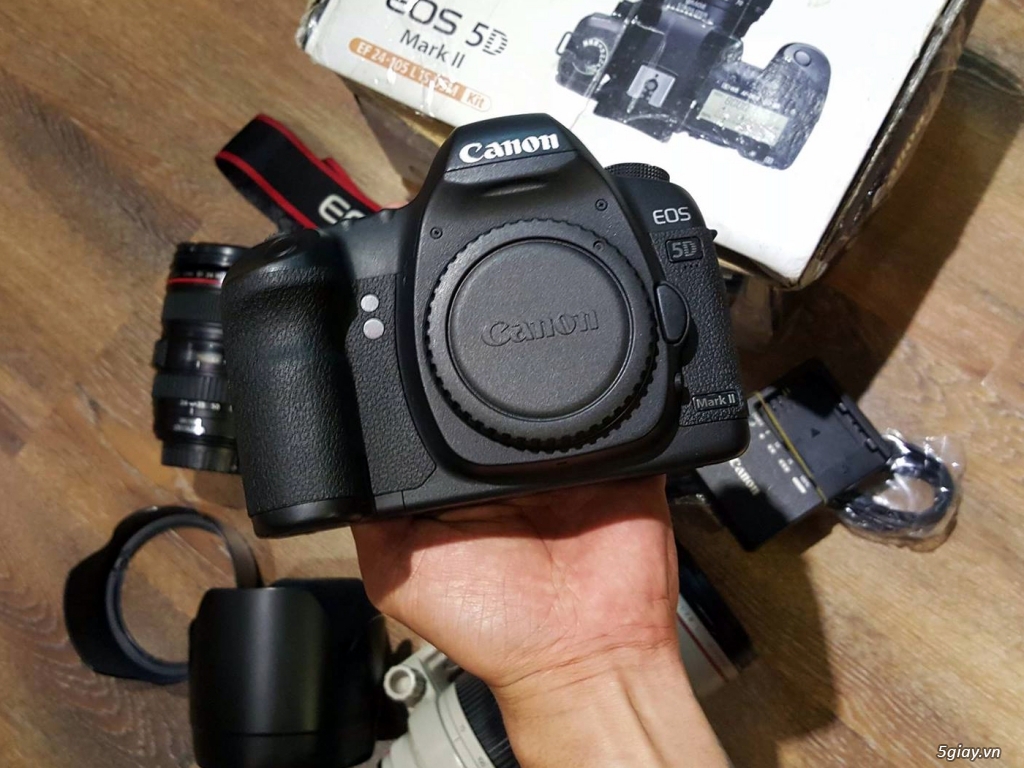 Nguyên bộ Canon 5D mark 2 + 24-105 F4+ 70-200 F2.8 giá tốt cho anh em - 7