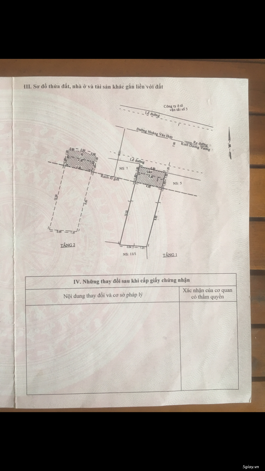 chính chủ cần bán nhà mặt tiền số 5A Hoàng văn Hợp .p:An lạc A .Q:BTân - 4