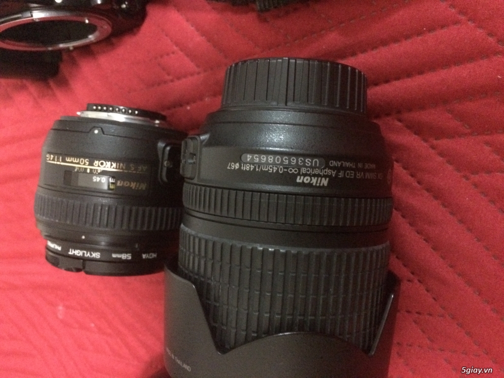 Bán body nikonD7000.lens kit 18-105VR. Len fix 50 1.4G - 1