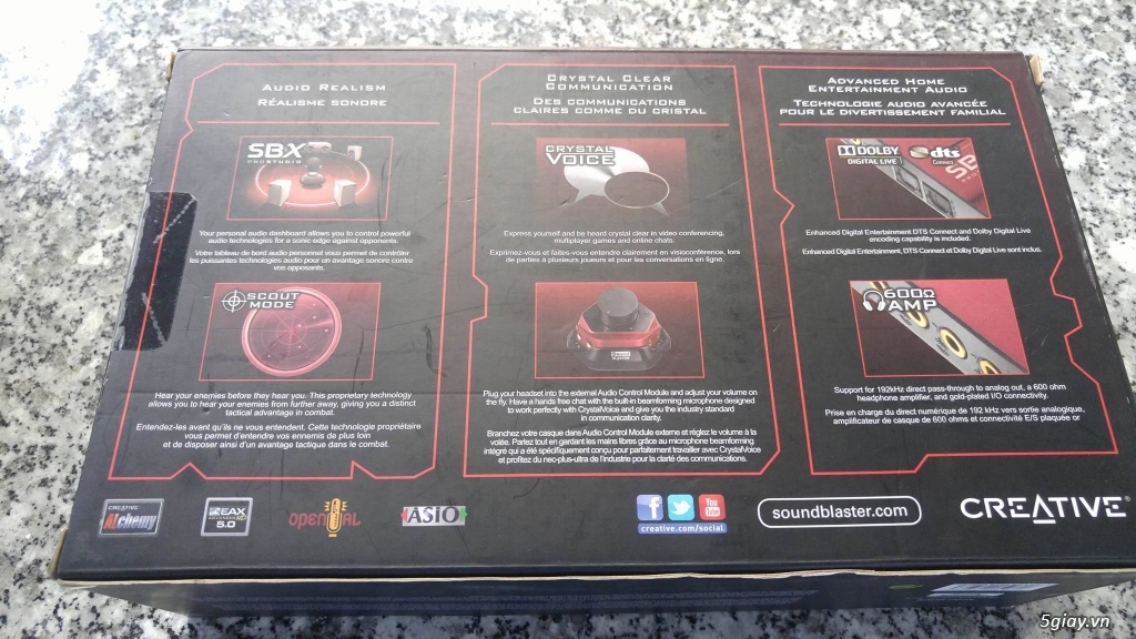 Creative Sound Blaster Xz Gaming 5.1 Full Box - 4