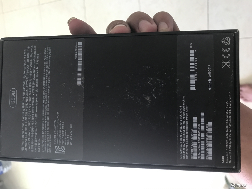 Iphone 7 plus 128G đen bóng bảo hành đến 04/2018 - 4
