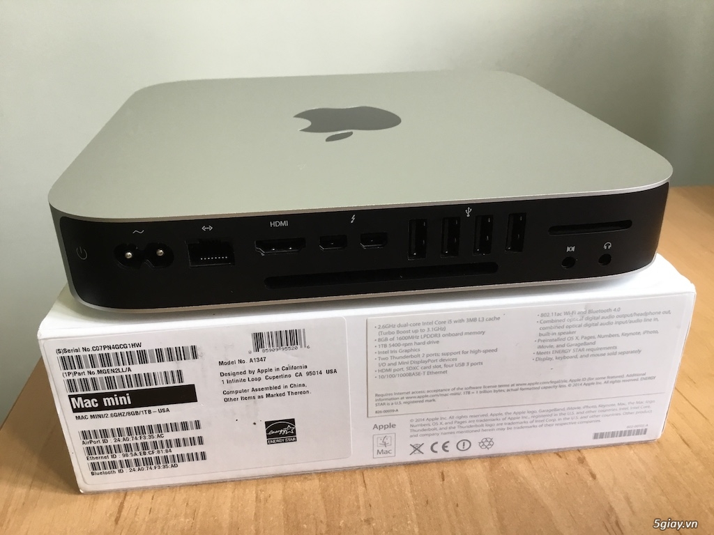 Mac mini Late 2014 Fullbox like new ít sử dụng