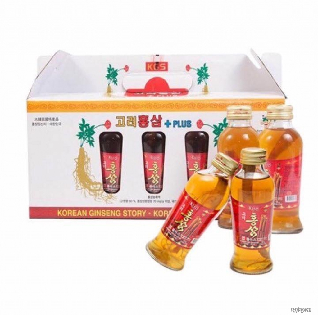 Nước hồng sâm có củ KGS Korean Red Gimseng plus - 2