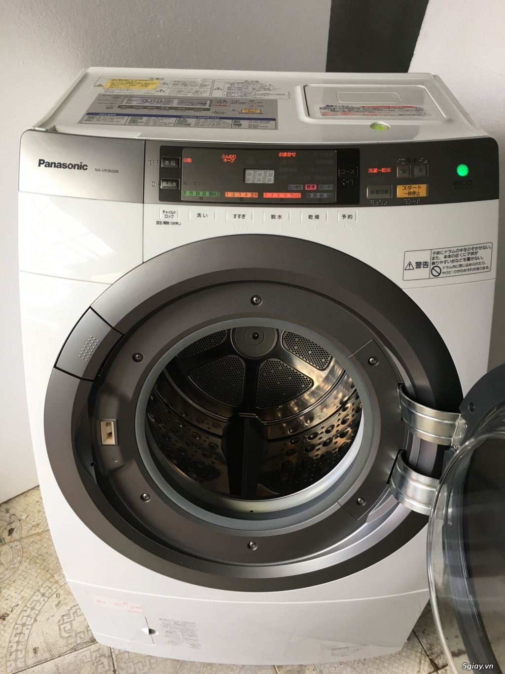 Máy giặt siêu bền lưu kho Nhật Panasonic VR 5600, VR 3600, VR 2200 - 5