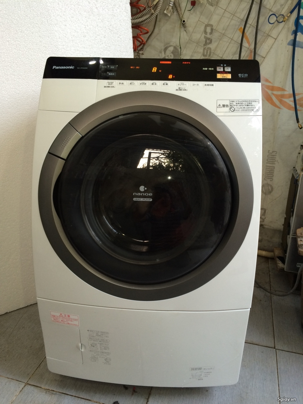Máy giặt siêu bền lưu kho Nhật Panasonic VR 5600, VR 3600, VR 2200