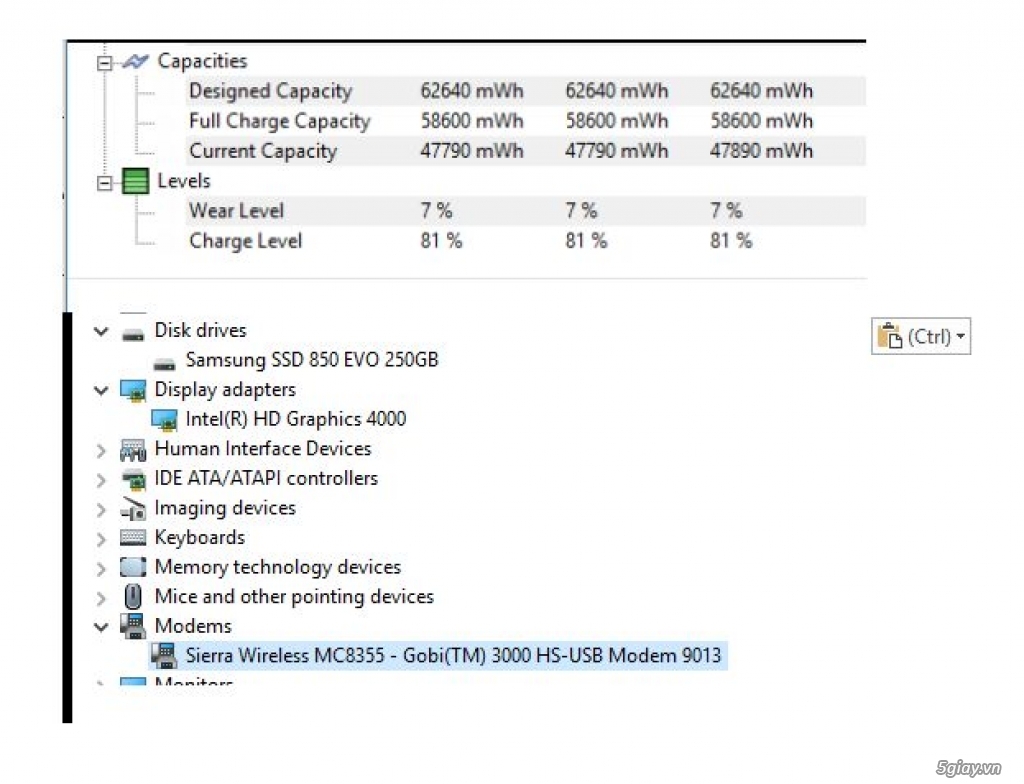 [Thinkpad] - X230T - I5 - 4Gb - SSD256 - Wwan 3G - 4