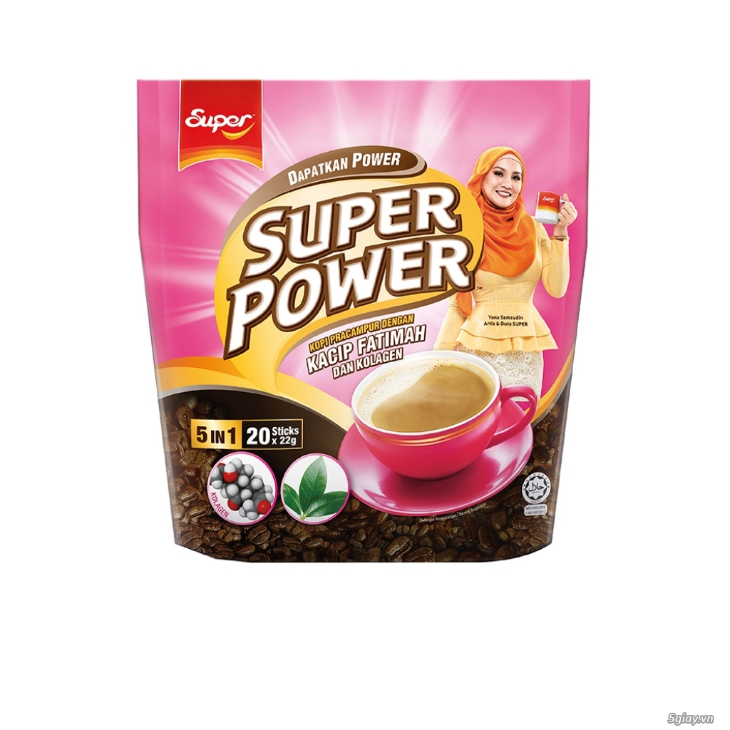 Cà Phê Super Power 5in1 , 6in1 nhập khẩu Malaysia - 1