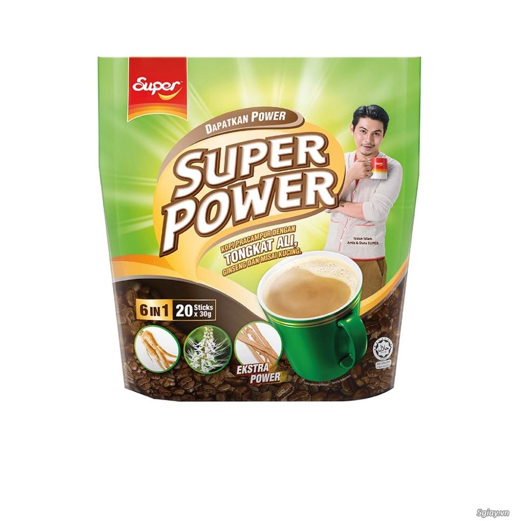 Cà Phê Super Power 5in1 , 6in1 nhập khẩu Malaysia