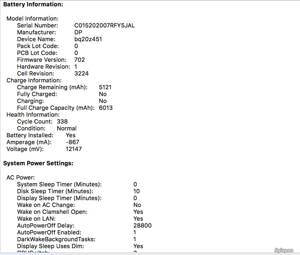 MacBook Pro 13 Inch, Early 2015 - 128GB - 8GB ram