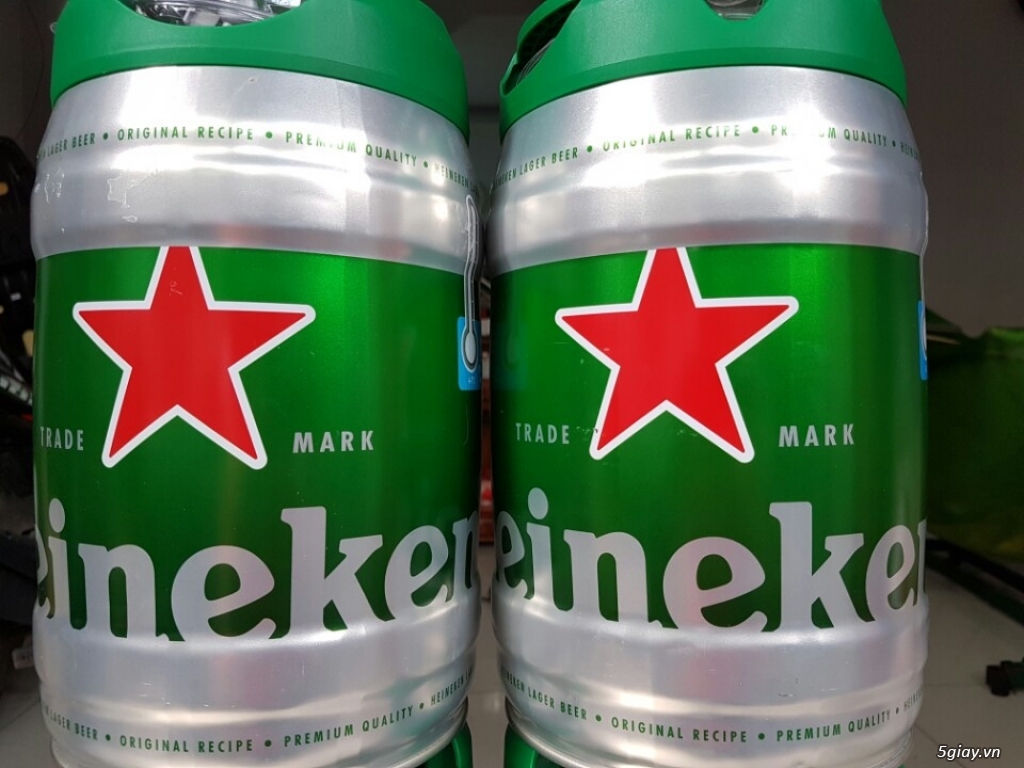 Bia Heineken bom 5 lít nhập khẩu Hà Lan mừng xuân 2019 vui vẻ và hạnh phúc tràn đầy.