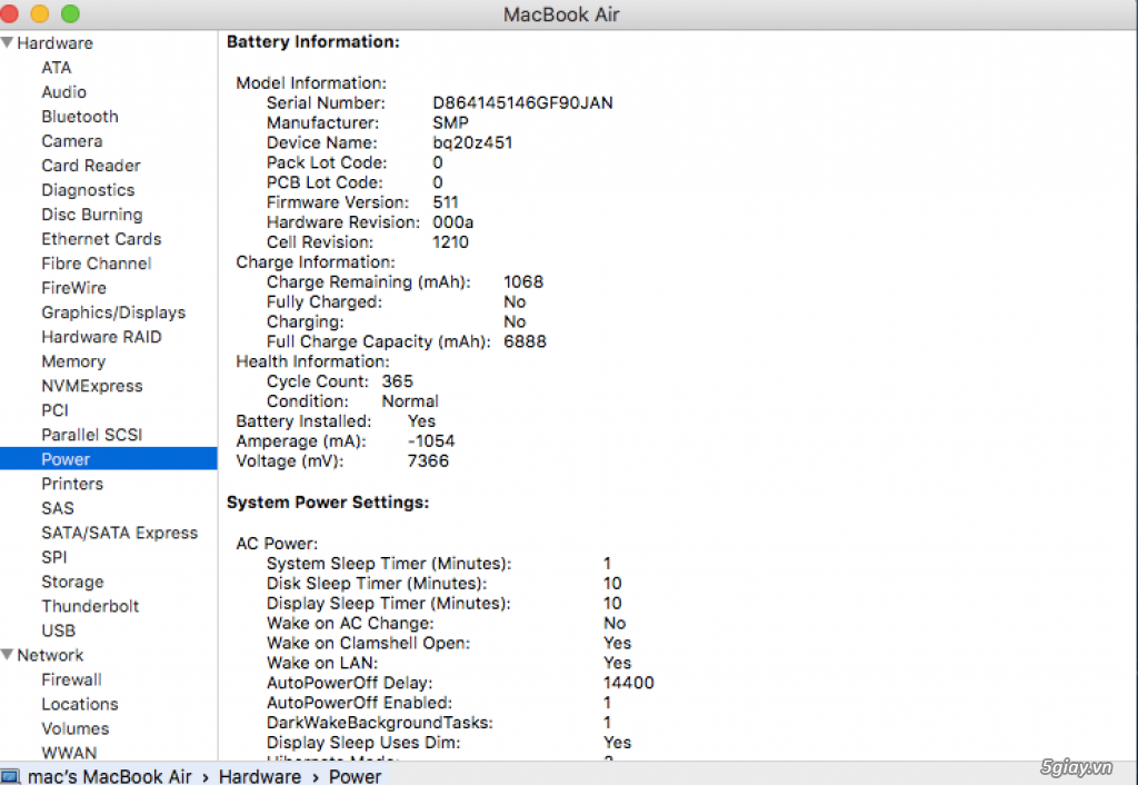 Mac Book Air Mid 2013 I5 256G máy mới 99% - 6