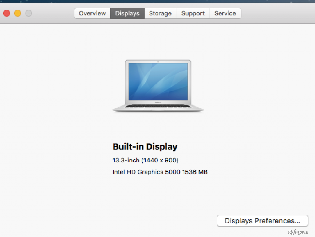 Mac Book Air Mid 2013 I5 256G máy mới 99% - 7