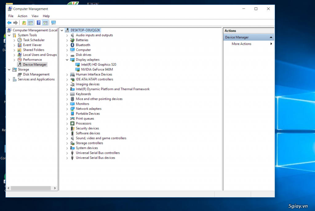 Bán ASUS K501UB  15.6 inch  i5 6200U - 4BG - 1TB - GT 940M - 5