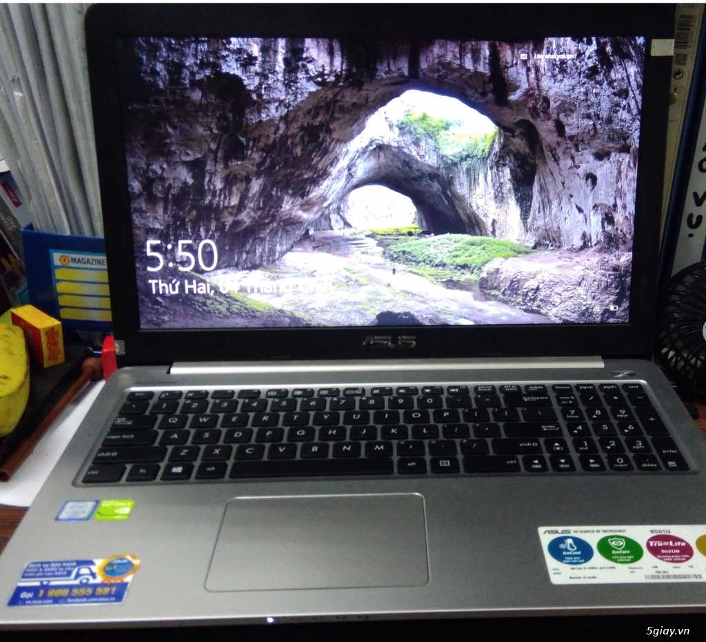 Bán ASUS K501UB 15.6 inch i5 6200U - 4BG - 1TB - GT 940M - 1