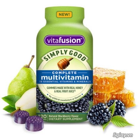 Kẹo đa vitamin Vitafusion Simply Good Complete MultiVites 120 viên