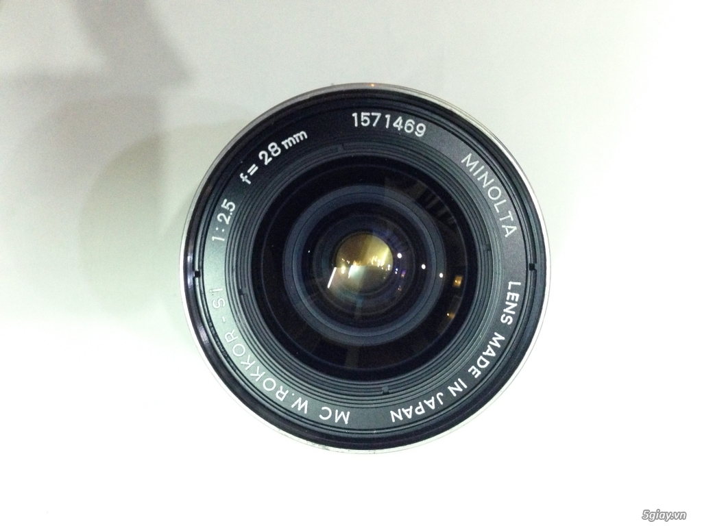 Bán 3 Lens Minolta 50mm - 28mm -135mm - 4