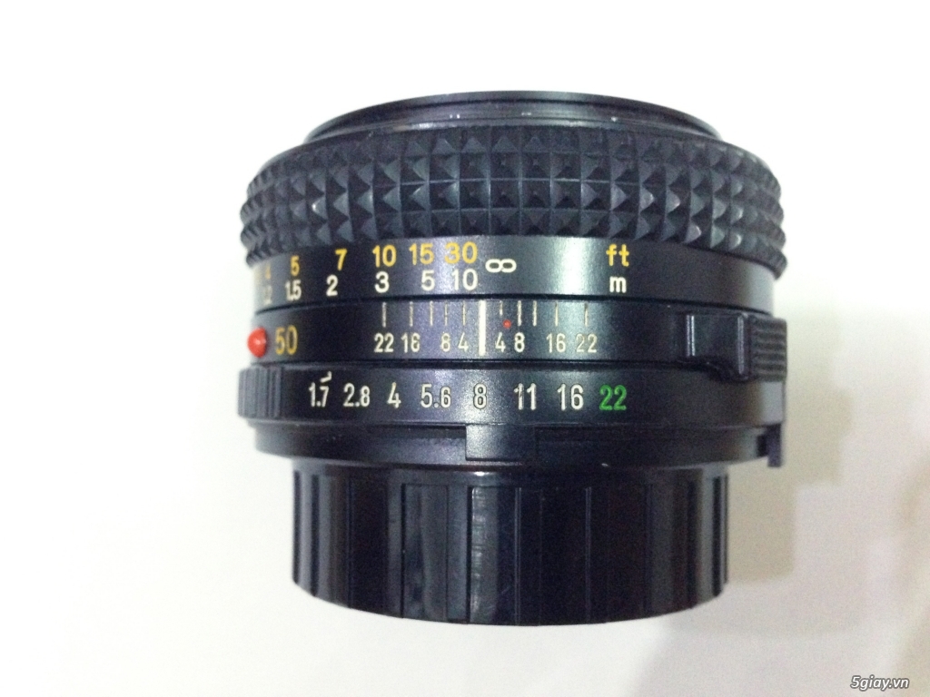 Bán 3 Lens Minolta 50mm - 28mm -135mm - 1
