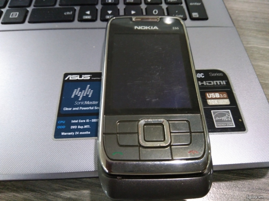Nokia E66 chính hãng, máy đẹp - Hoạt động ổn định - 1