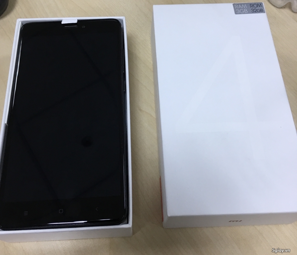 Xiaomi Redmi Note 4 32 GB đen  chinh hang còn BH - 2