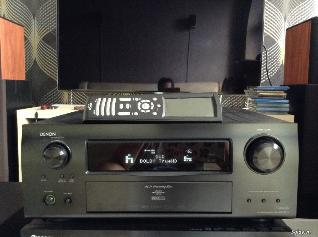 Receiver và ampli (nghe nhạc & xem phim-3D-dtsHD-trueHD-HDMA)loa-center-sub-surround. - 2