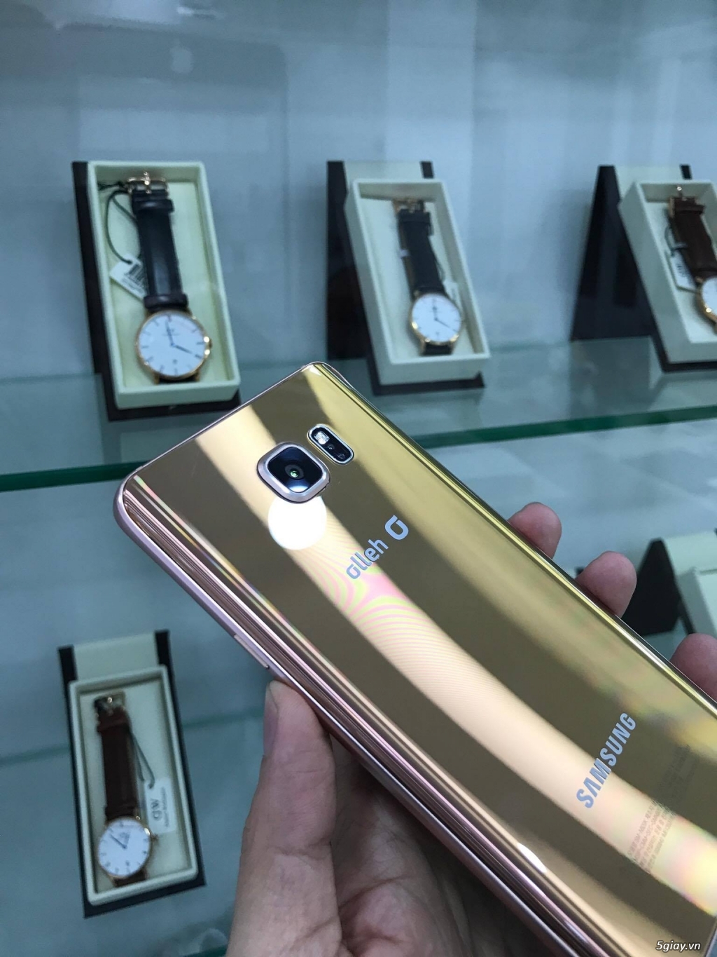 Samsung Galaxy Note 5 Rose Gold 64G Like New Nguyên zin - 4
