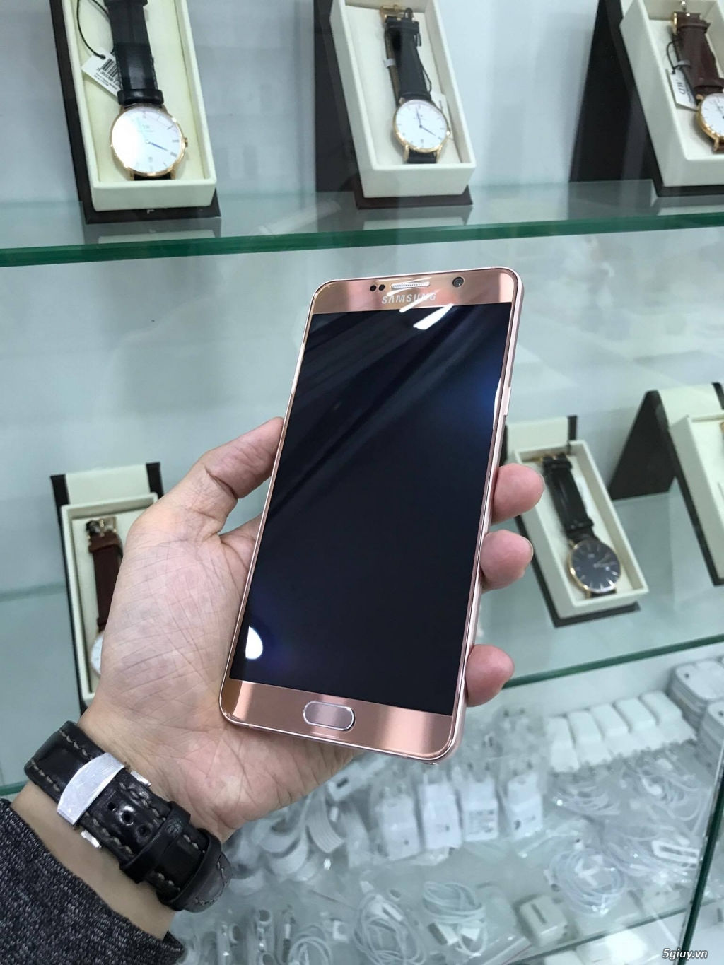 Samsung Galaxy Note 5 Rose Gold 64G Like New Nguyên zin